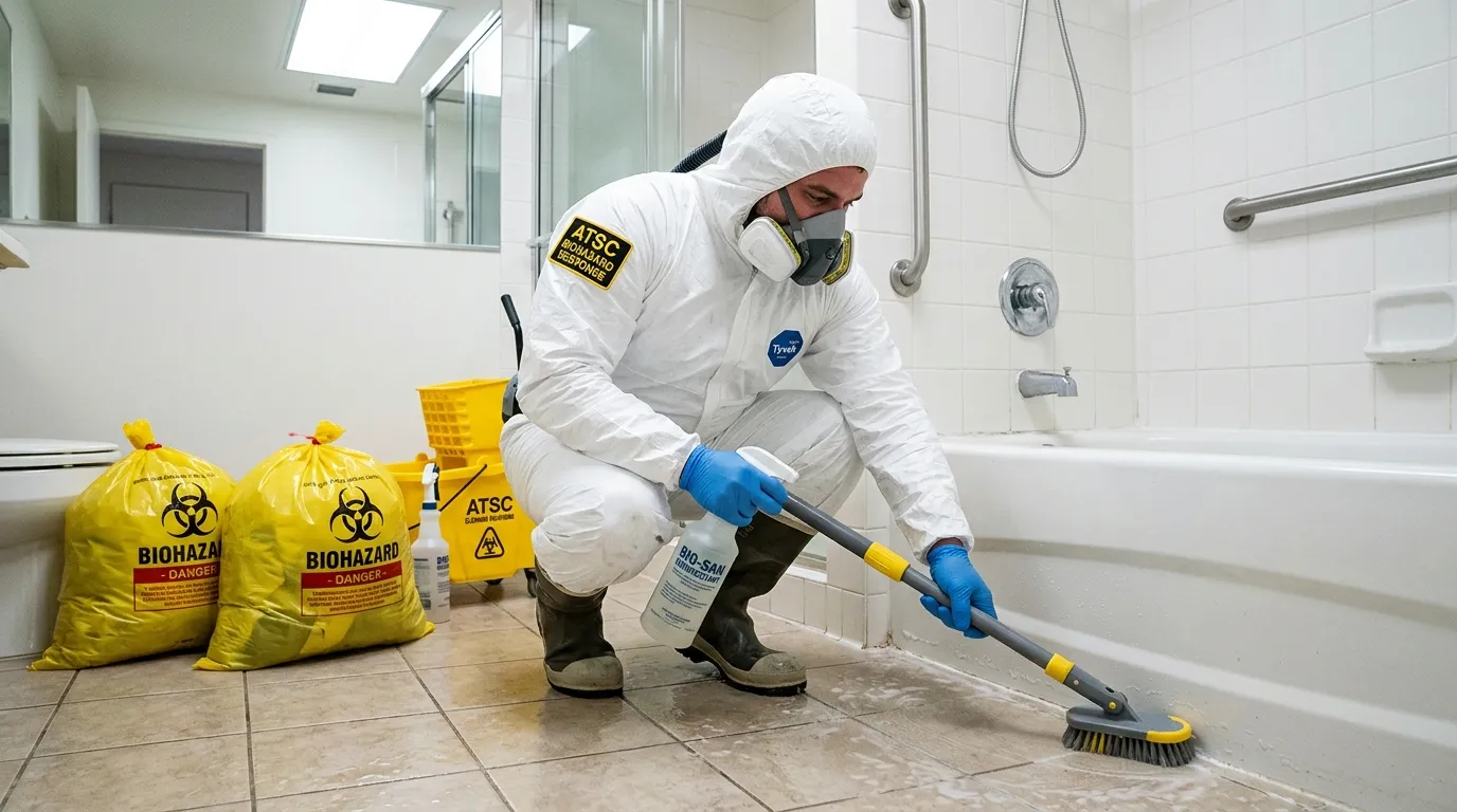 Decontamination equipment deployed for Blood Cleanup in Linden